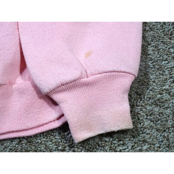 Vtg 90s Jerzees L Pink Abyssinian Cat Pharaoh Sweatshirt Sacred Ancient Egypt - Picture 2 of 13